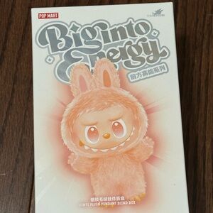 POP MART The Monsters Big Into Energy Labubu Plush Pendant - Love